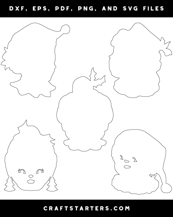 Mrs. Claus Head Patterns