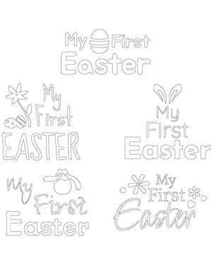 My First Easter Patterns