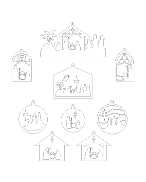 Nativity Ornament Patterns