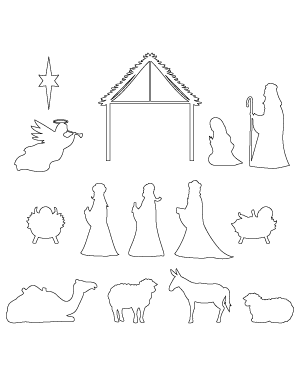 Nativity Scene Maker Patterns