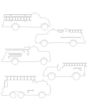 Old Fashioned Fire Truck Patterns