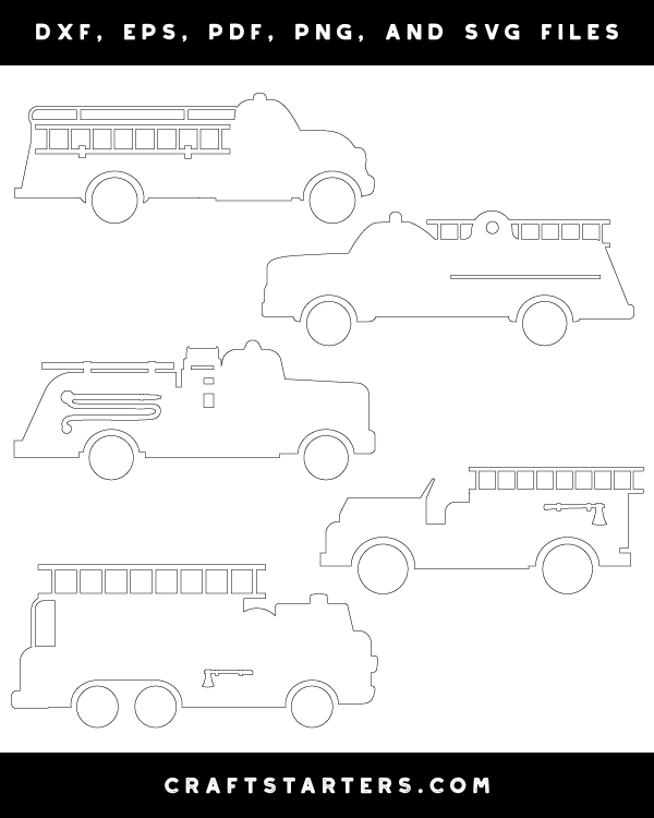 Old Fashioned Fire Truck Patterns