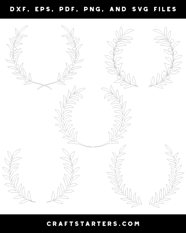 Olive Branch Wreath Patterns