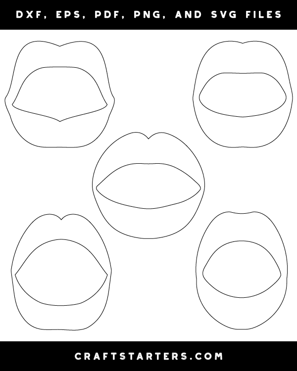 Open Mouth Lips Patterns