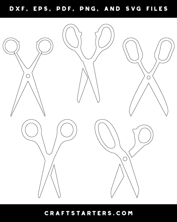 Open Scissors Patterns