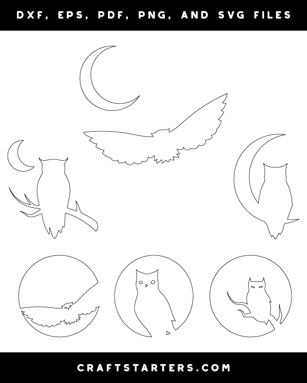 Owl And Moon Patterns