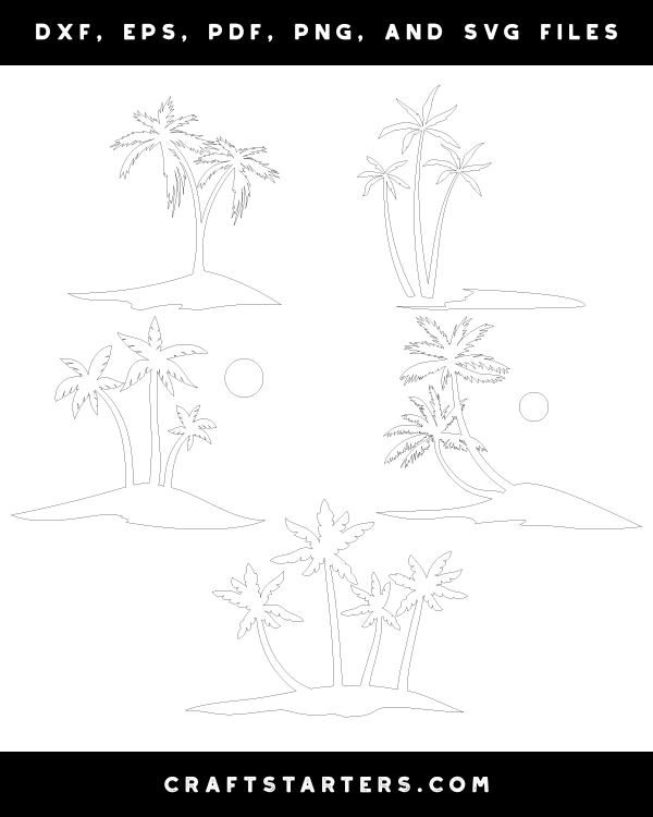 Palm Tree And Beach Patterns