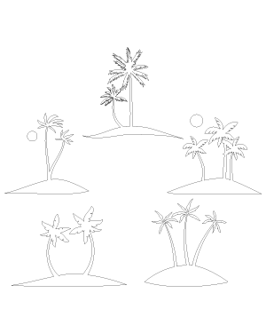 Palm Tree And Island Patterns