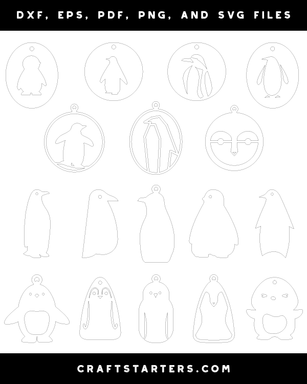 Penguin Earring Patterns