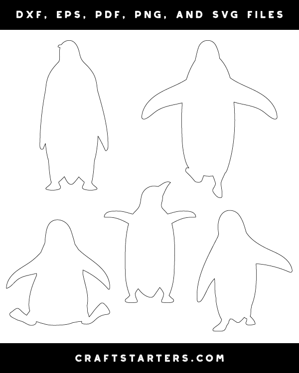 Penguin Front View Patterns