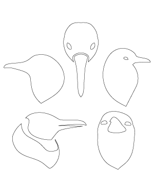 Penguin Head Patterns