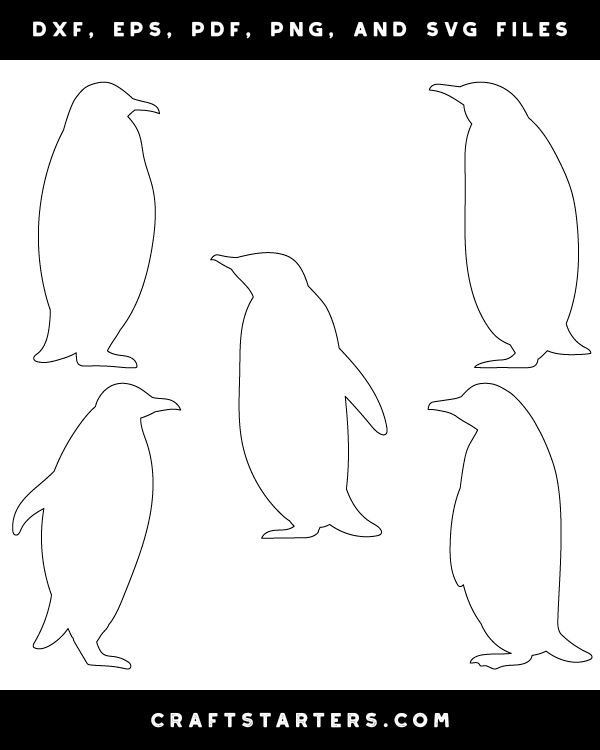 Penguin Side View Patterns