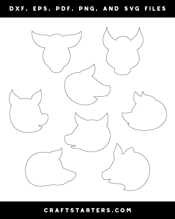 Pig Head Patterns