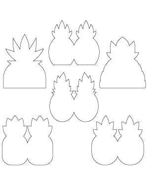 Pineapple-Shaped Card Patterns