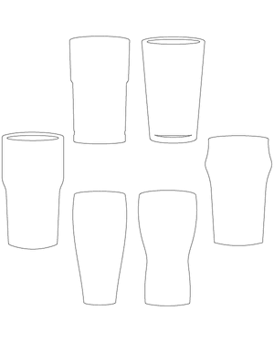 Pint Glass Patterns