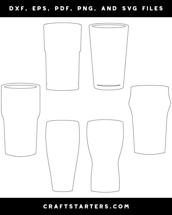 Pint Glass Patterns