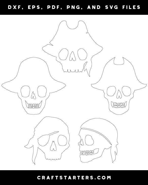 Pirate Skull Patterns