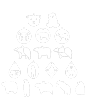 Polar Bear Earring Patterns