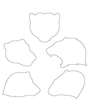 Polar Bear Head Patterns