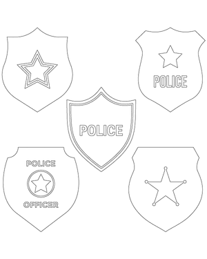 Police Badge Patterns