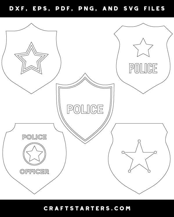 Police Badge Patterns