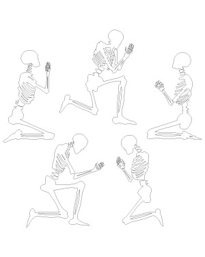 Praying Skeleton Patterns