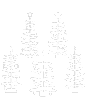 Primitive Christmas Tree Patterns