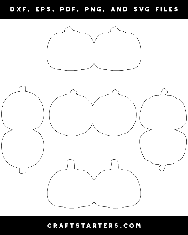 Pumpkin-Shaped Card Patterns