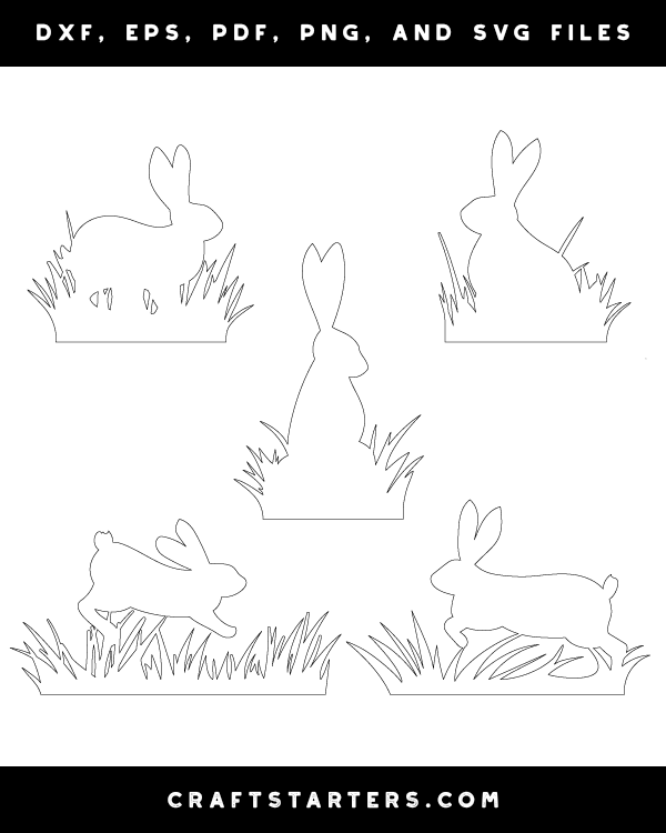 Rabbit and Grass Patterns