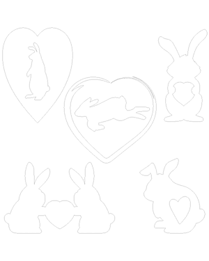 Rabbit Heart Patterns