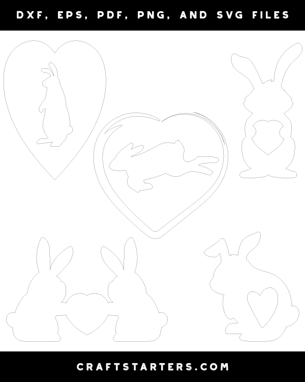 Rabbit Heart Patterns