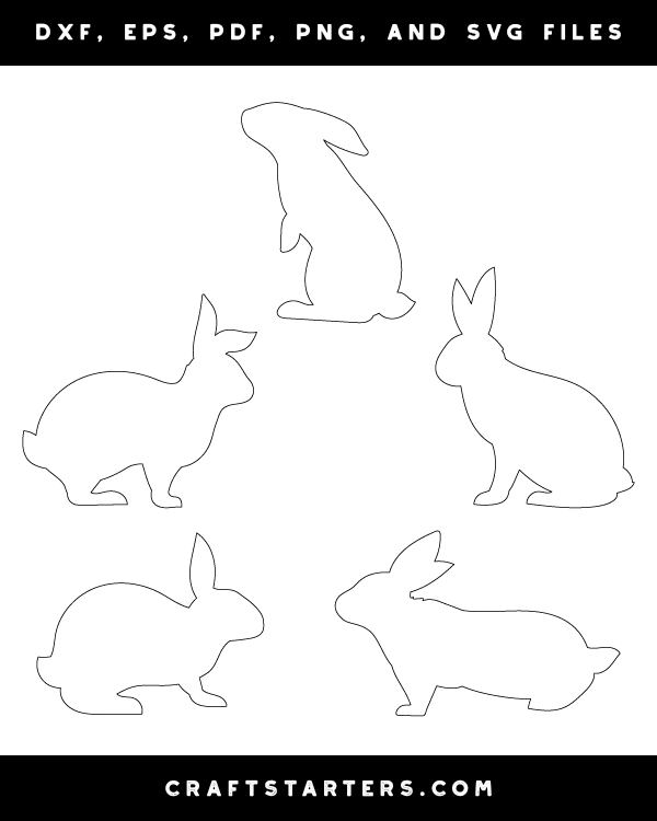Free Free Bunny Svg Outline 218 SVG PNG EPS DXF File