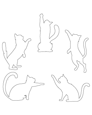 Reaching Cat Patterns