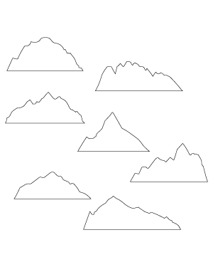 Realistic Mountain Patterns
