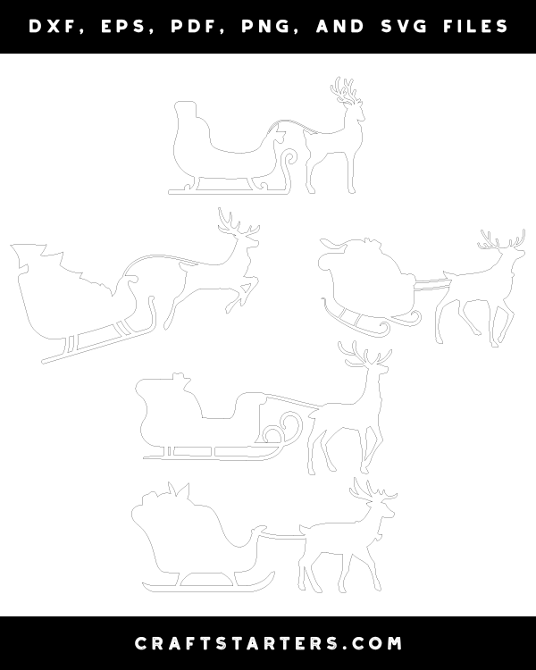 Reindeer and Sleigh Patterns