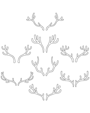 Reindeer Antlers Patterns