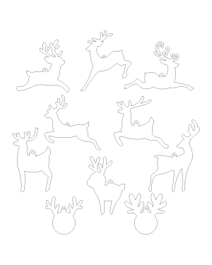 Reindeer Ornament Patterns
