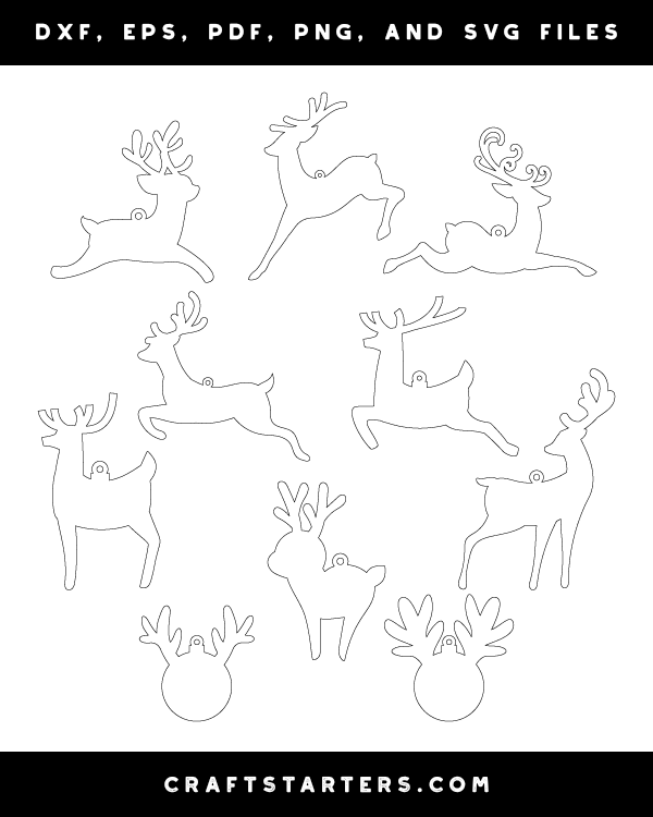 Reindeer Ornament Patterns