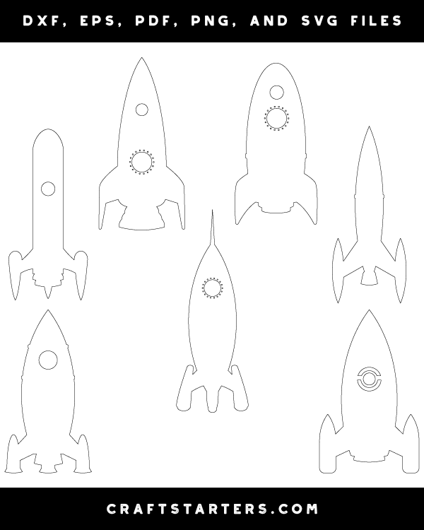 Retro Rocket Patterns