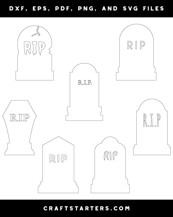 Tombstone Template Printable