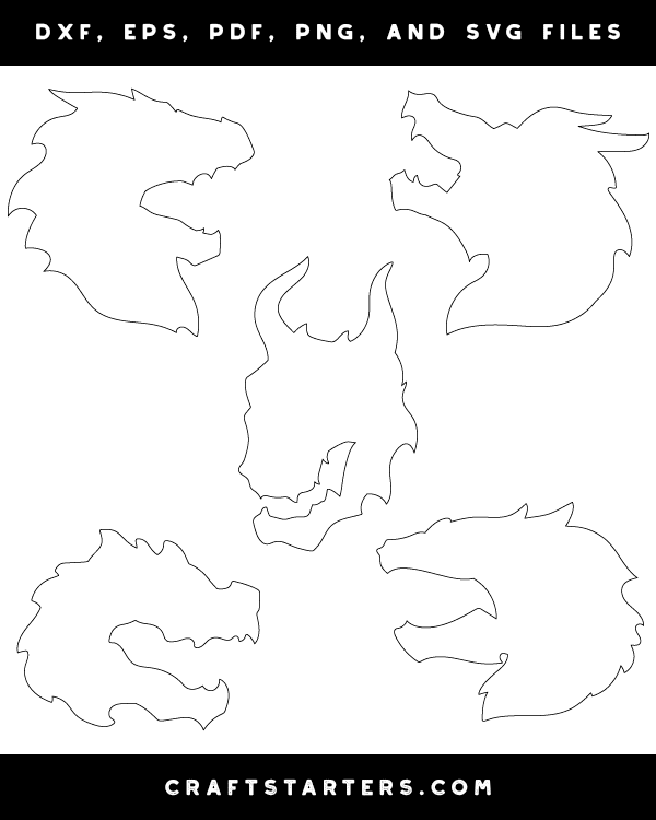 Roaring Dragon Head Patterns