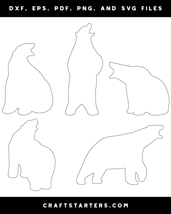 Roaring Polar Bear Patterns
