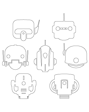 Robot Head Patterns