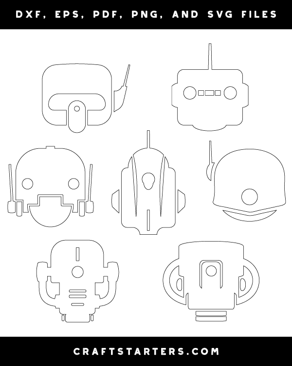Robot Head Patterns