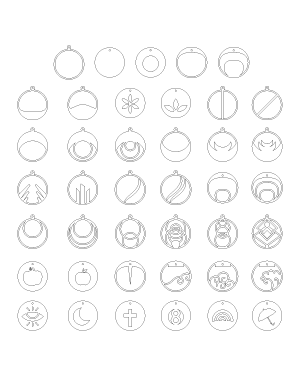 Round Earring Patterns