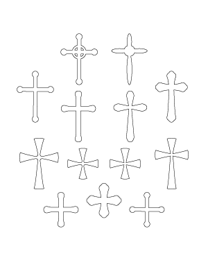 Rounded Cross Patterns