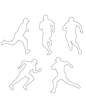 Running Baseball Player Patterns