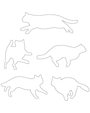 Running Cat Patterns