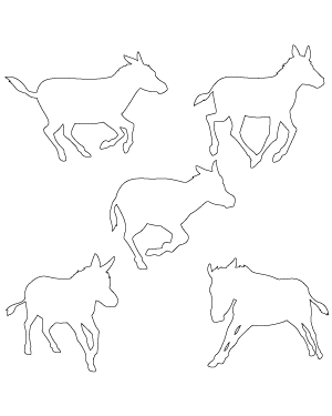 Running Donkey Patterns