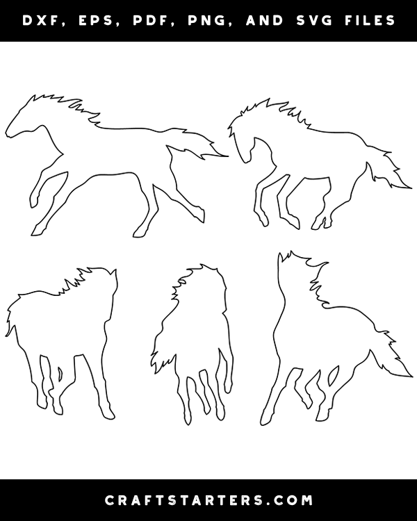 Running Horse Patterns